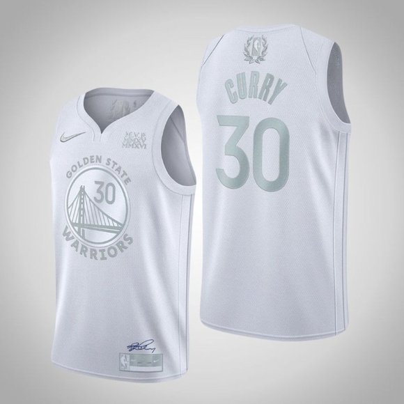 curry mvp jersey white